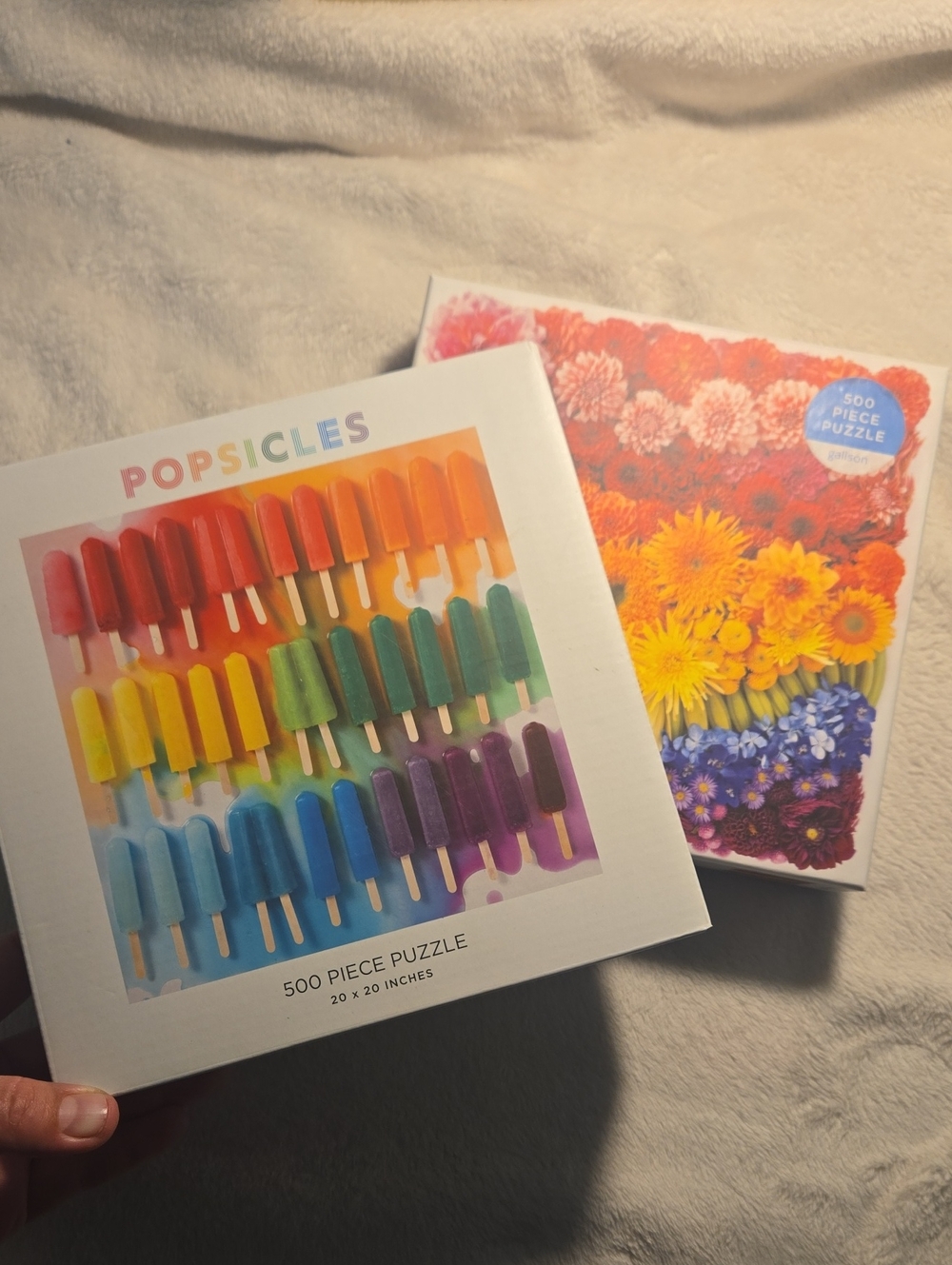 Galison - Popsicles & Flowers 500 Piece Puzzles - Artwork By Julie Seabrook